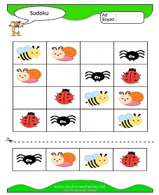 Sudoku Çocuk Bulmacaları